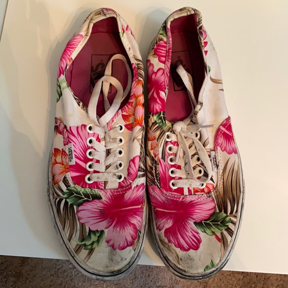 floral print vans